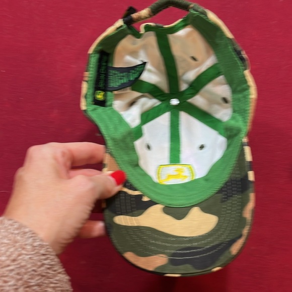 John Deere CAMOUFLAGE HAT toddler KIDS cap cotton farmer hunter boys kids cap - Picture 8 of 12